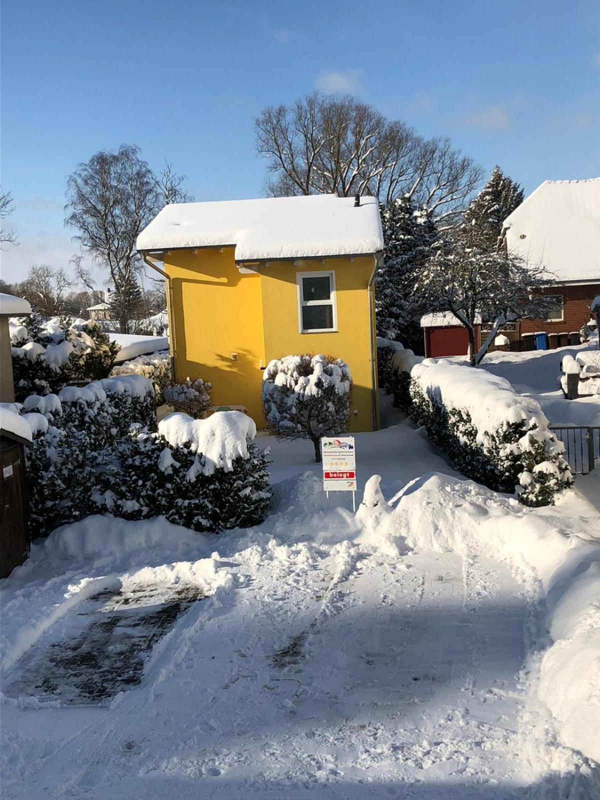 Ferienhaus An Der Brunnenaue 4 Sterne, E-Ladestation Am Haus, Wlan, Netflix, Garten Sagard Ngoại thất bức ảnh