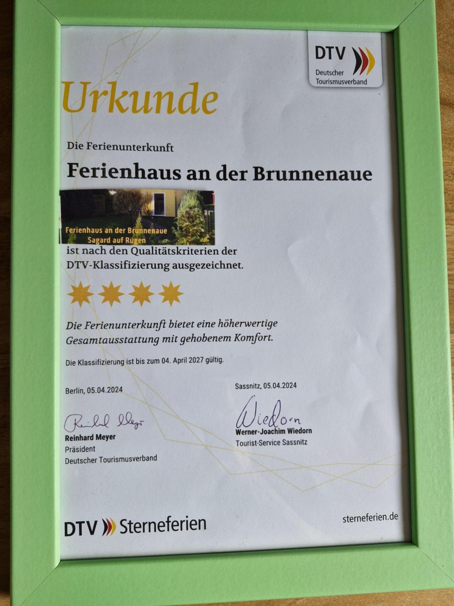 Ferienhaus An Der Brunnenaue 4 Sterne, E-Ladestation Am Haus, Wlan, Netflix, Garten Sagard Ngoại thất bức ảnh